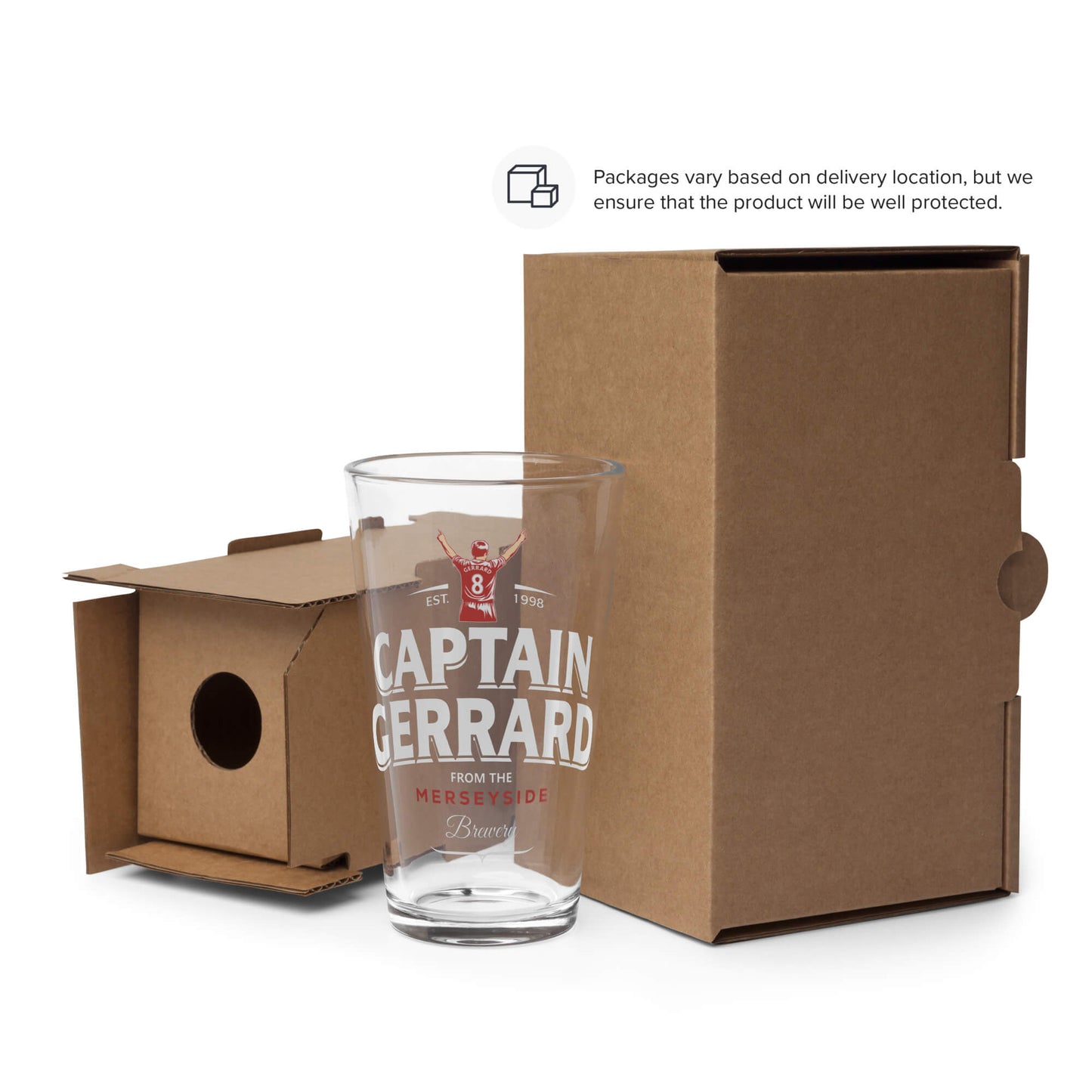 Captain Gerrard Pint Glass