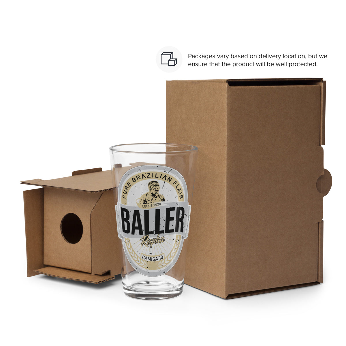 Baller Rapha Pint Glass
