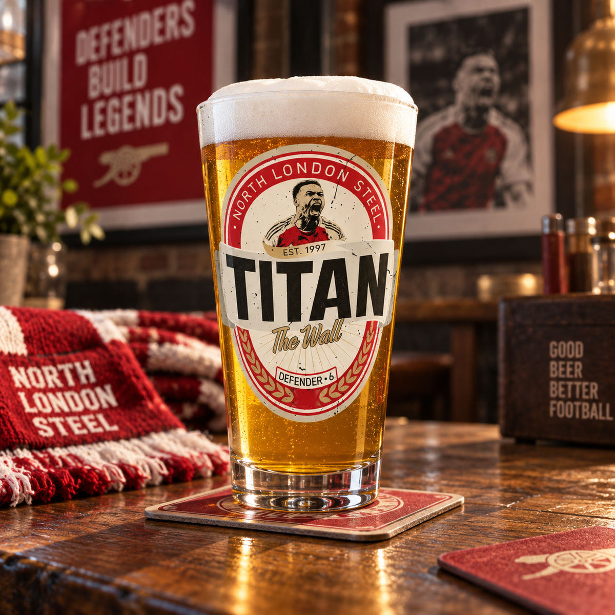 Arsenal Pint Glasses