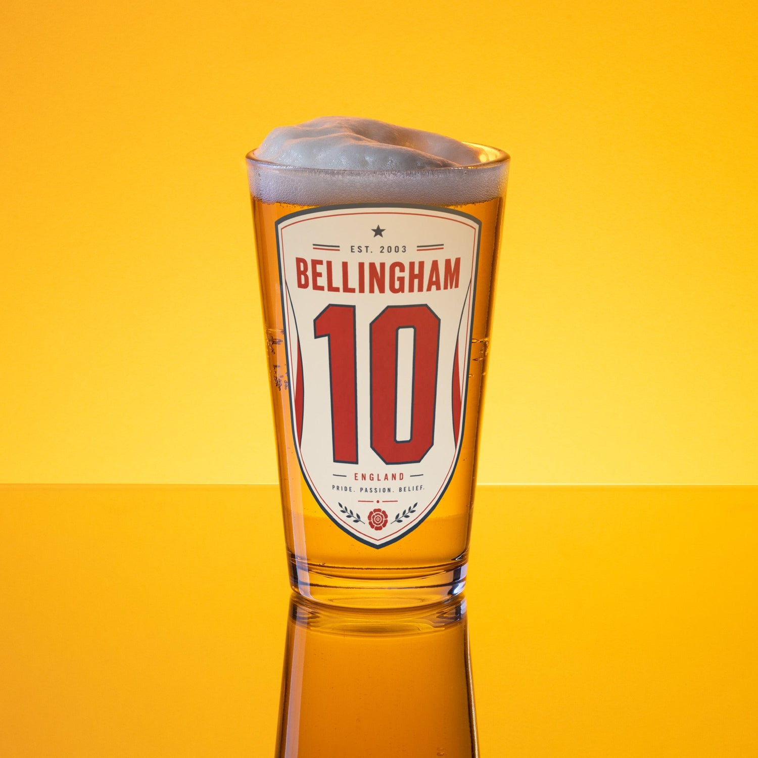 England Football Pint Glasses