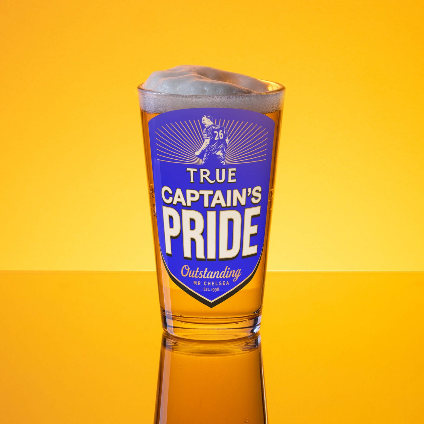 Captain Terry Pint Glass