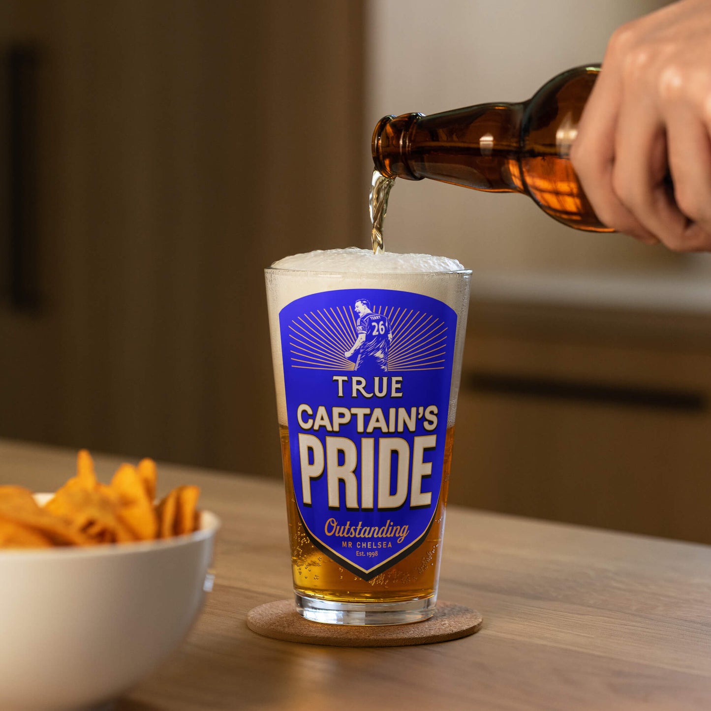 Captain Terry Pint Glass