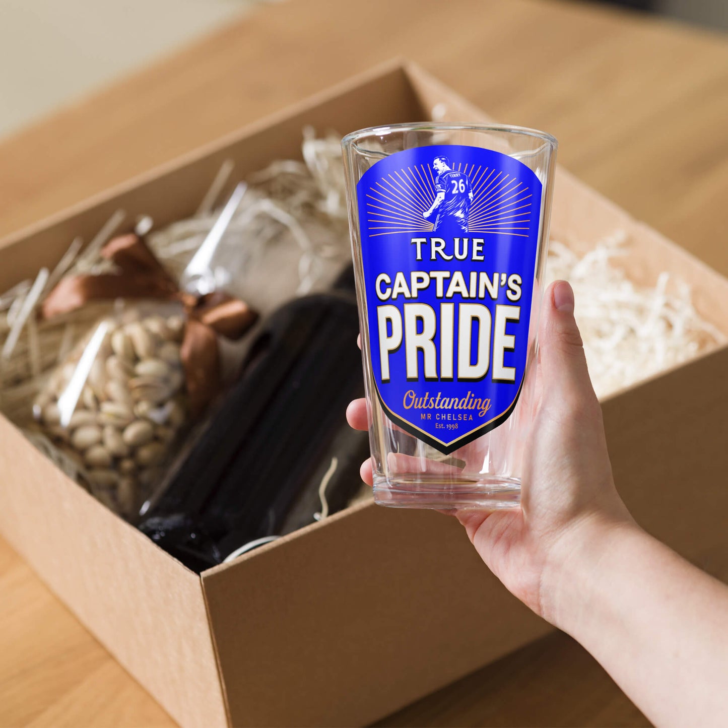 Captain Terry Pint Glass
