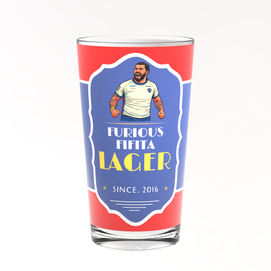 Furious Fifita Pint Glass