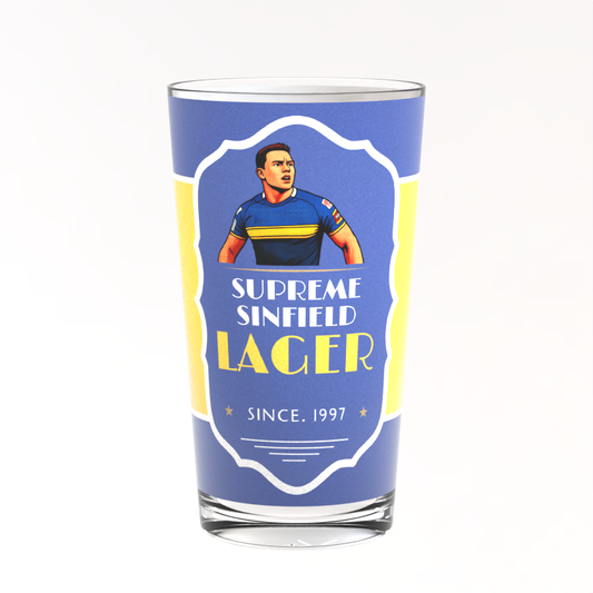 Supreme Sinfield Pint Glass