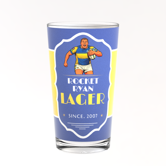 Rocket Ryan Pint Glass
