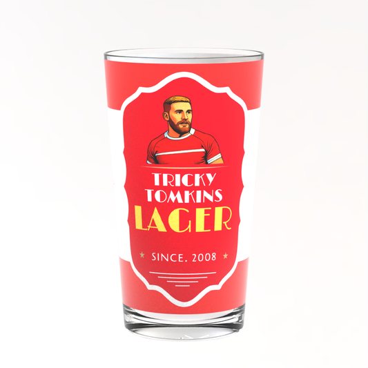Tricky Tomkins Pint Glass