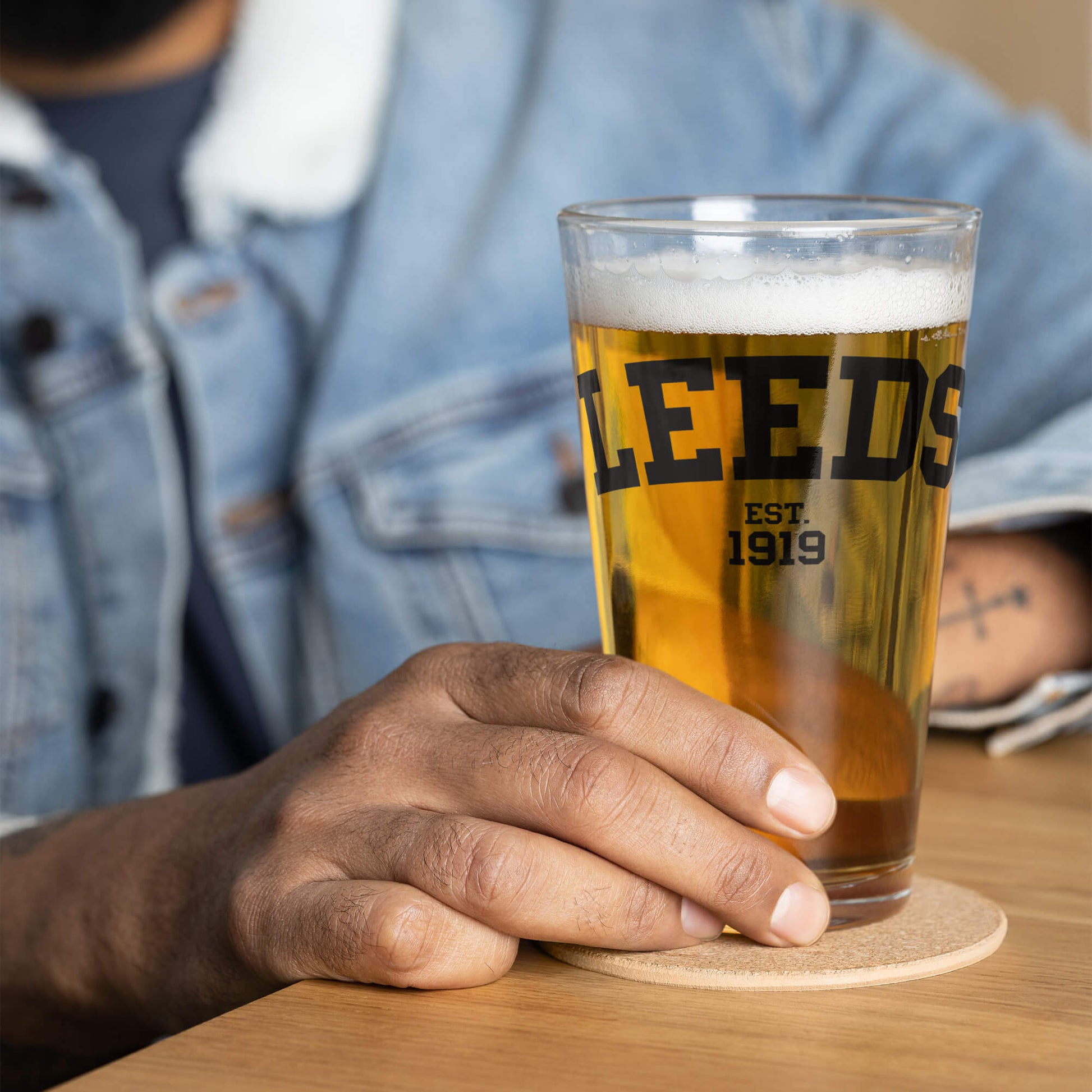 Leeds United 1919 Beer Glass