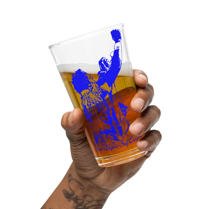 Leeds United Bremner Pint Glass