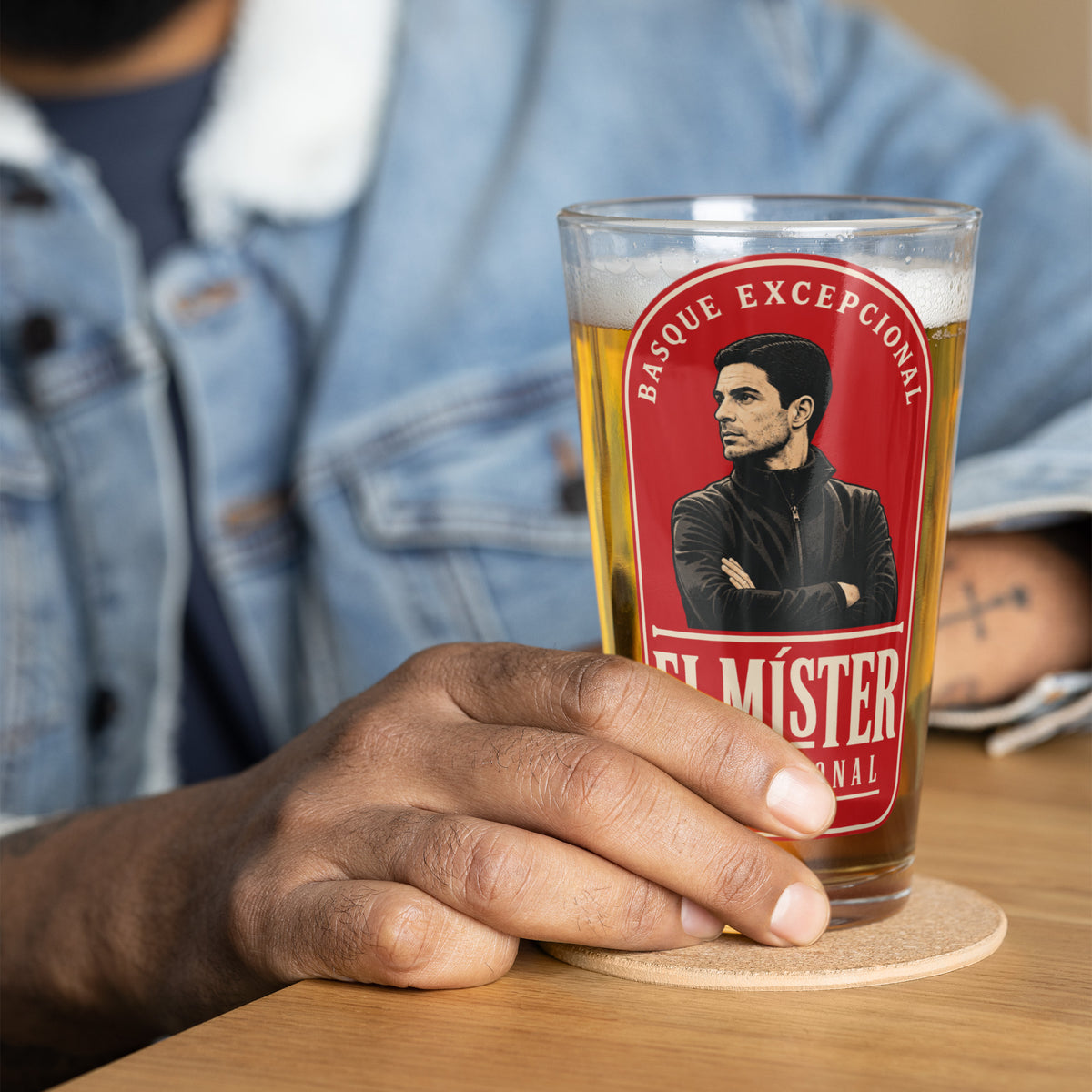 El Mister Arteta Pint Glass