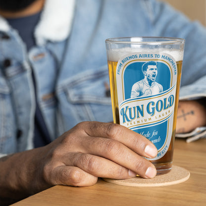 Kun Gold Pint Glass