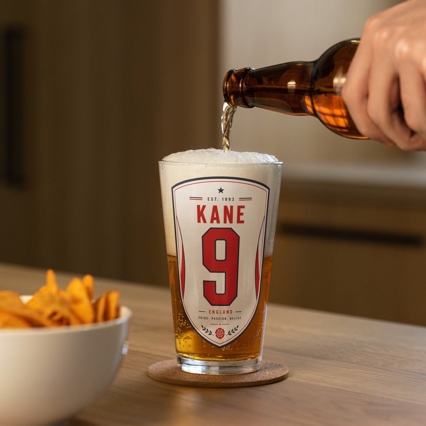 Harry Kane England Pint Glass