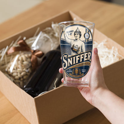Sniffer Clarke Pint Glass
