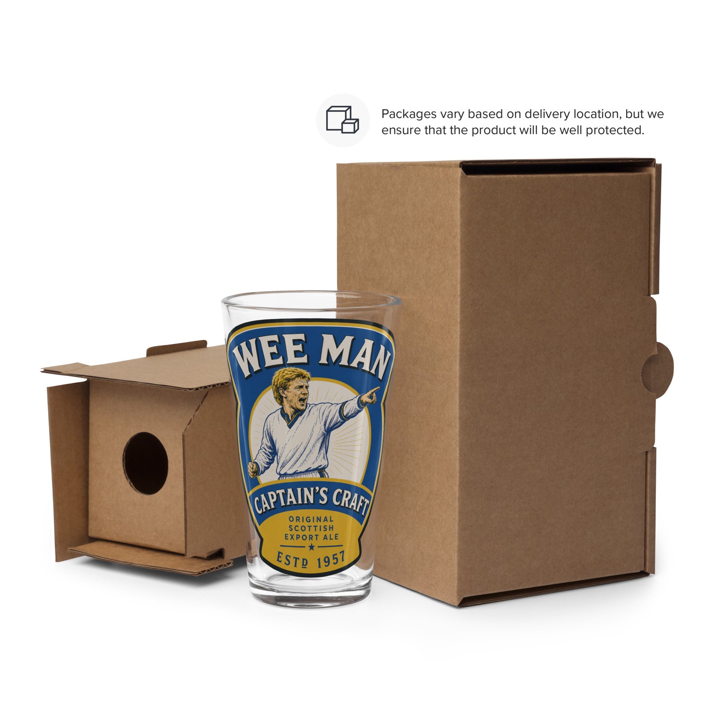 Wee Man Pint Glass