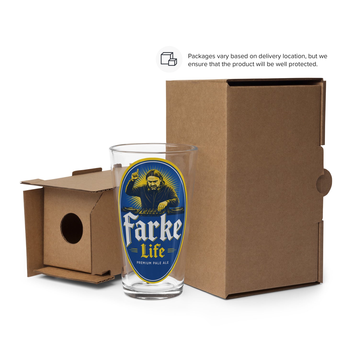 Farke Life Pint Glass