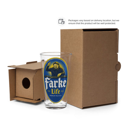 Farke Life Pint Glass