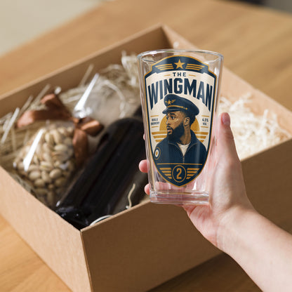 The Wingman Pint Glass