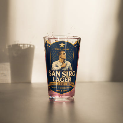 San Siro Lager Pint Glass