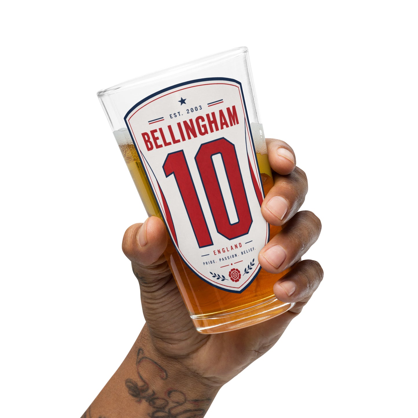 Jude Bellingham England Pint Glass