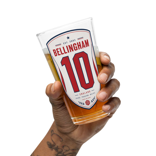 Jude Bellingham England Pint Glass