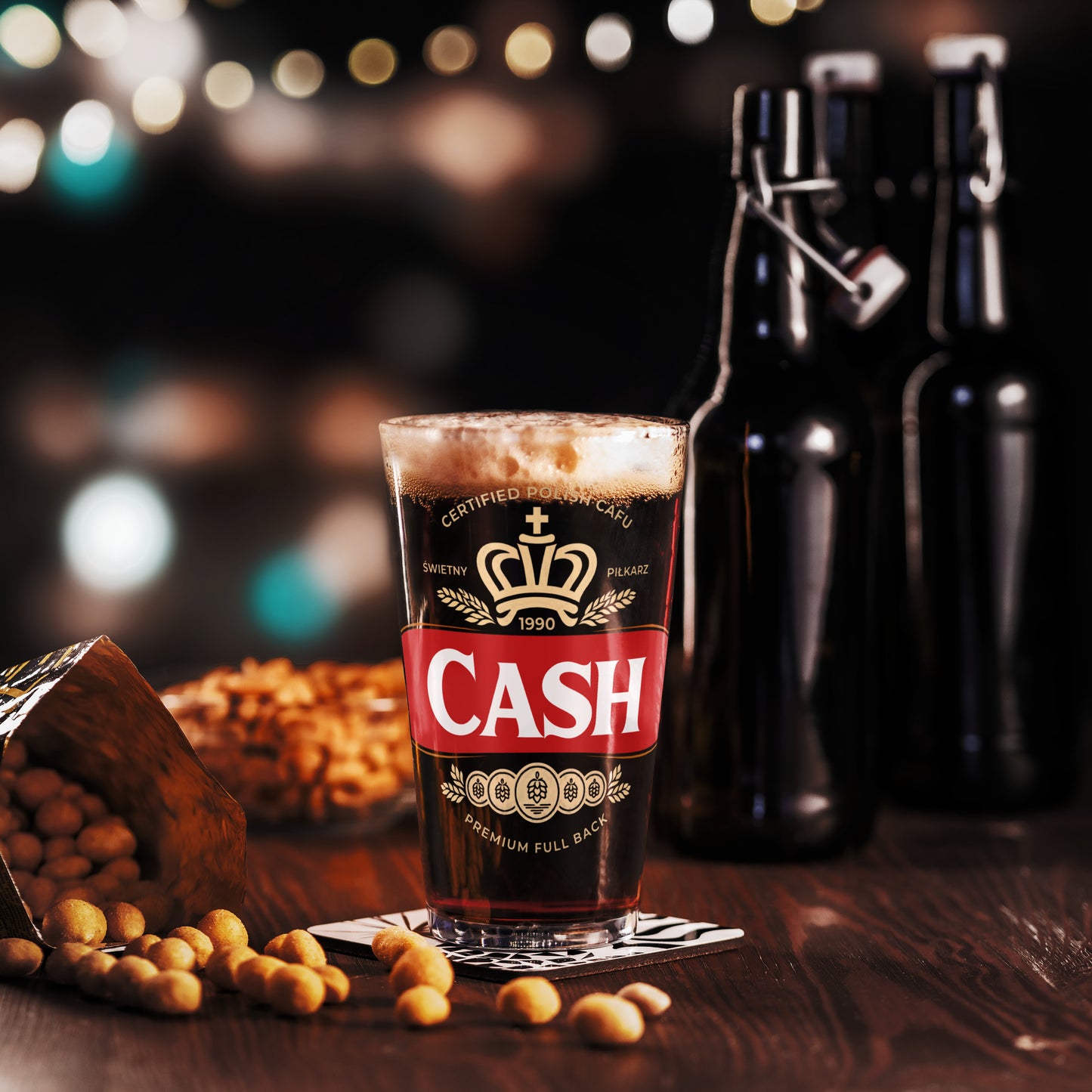 Cash Pint Glass