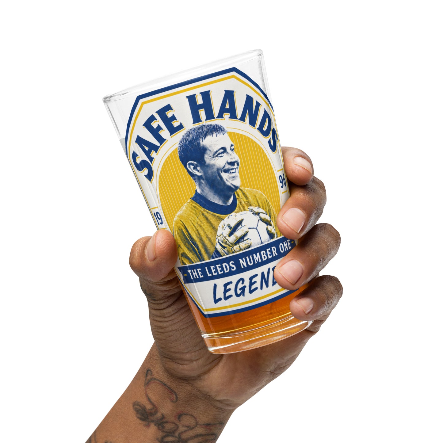 Safe Hands Pint Glass