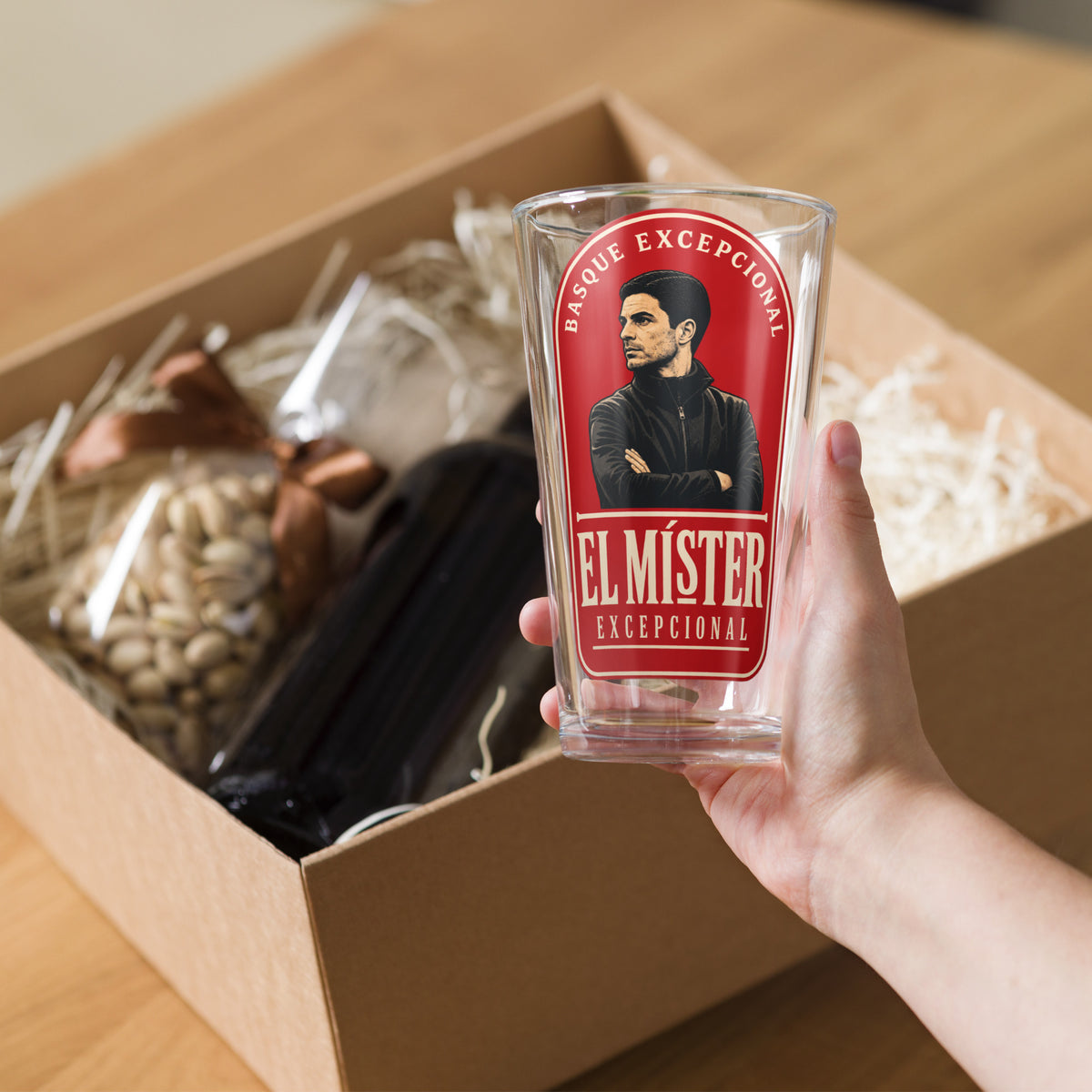 El Mister Arteta Pint Glass