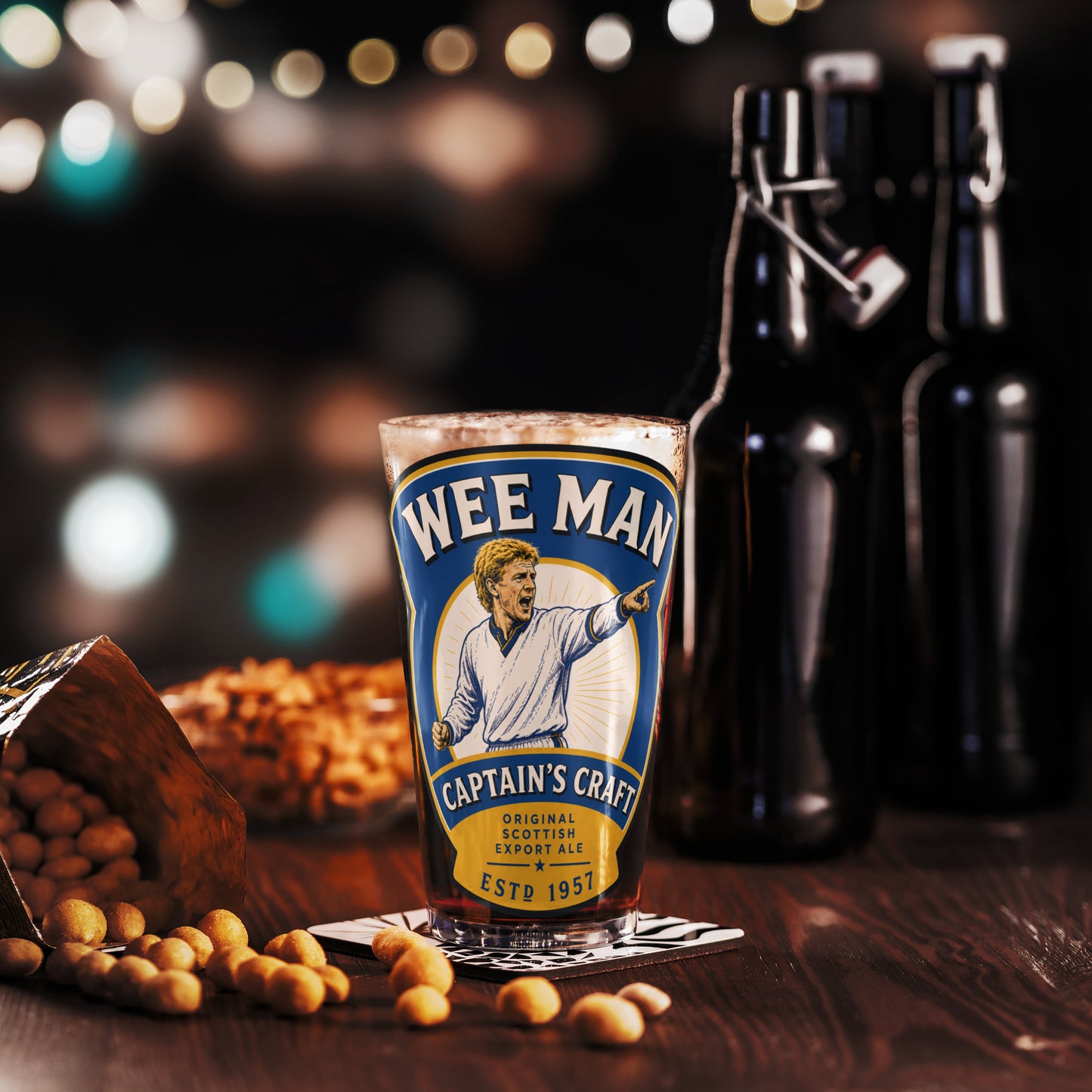 Wee Man Pint Glass