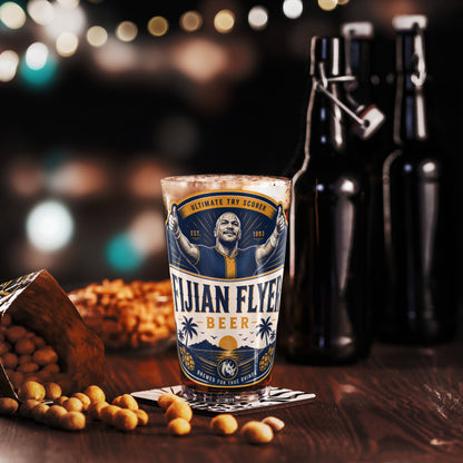 Fijian Flyer Pint Glass