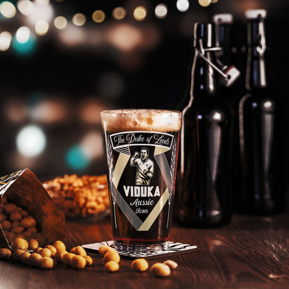 The Duke of Leeds Pint Glass