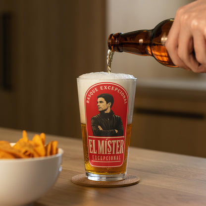 El Mister Arteta Pint Glass