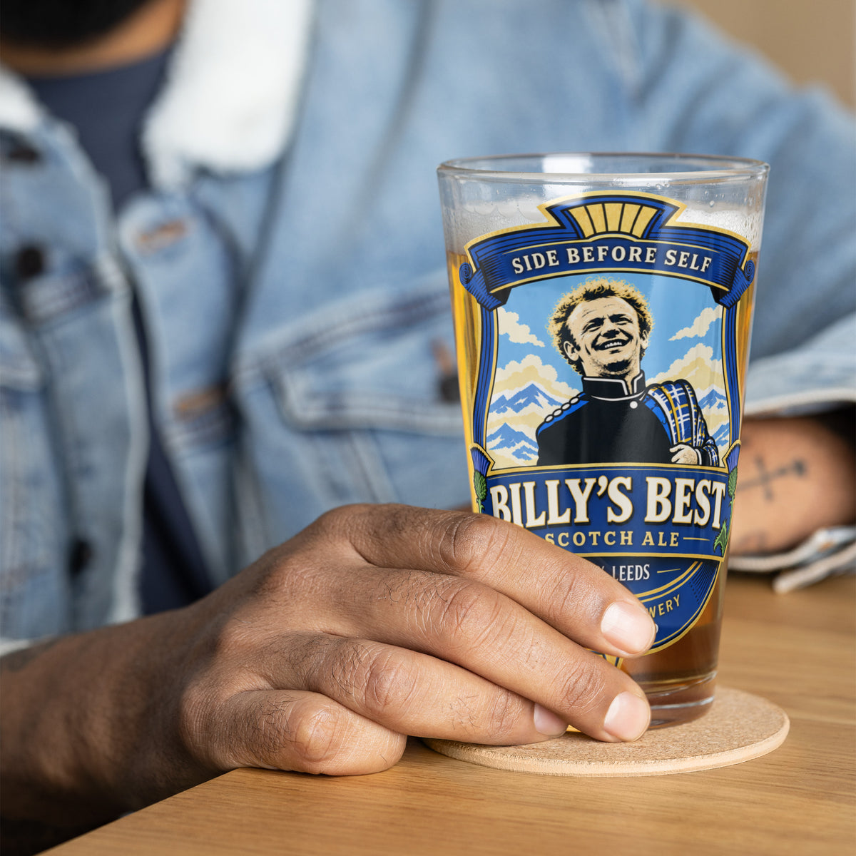 Billy's Best Pint Glass