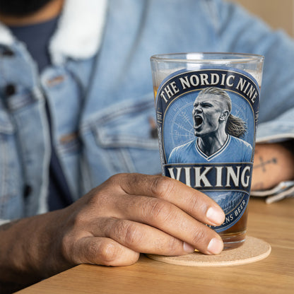 Haaland Viking Pint Glass