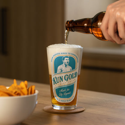 Kun Gold Pint Glass