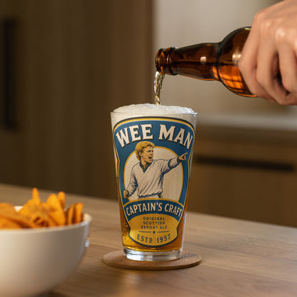 Wee Man Pint Glass