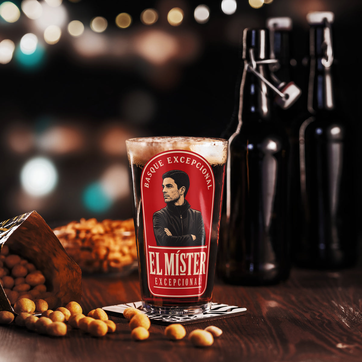 El Mister Arteta Pint Glass