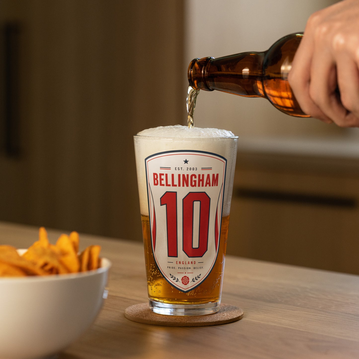 Jude Bellingham England Pint Glass