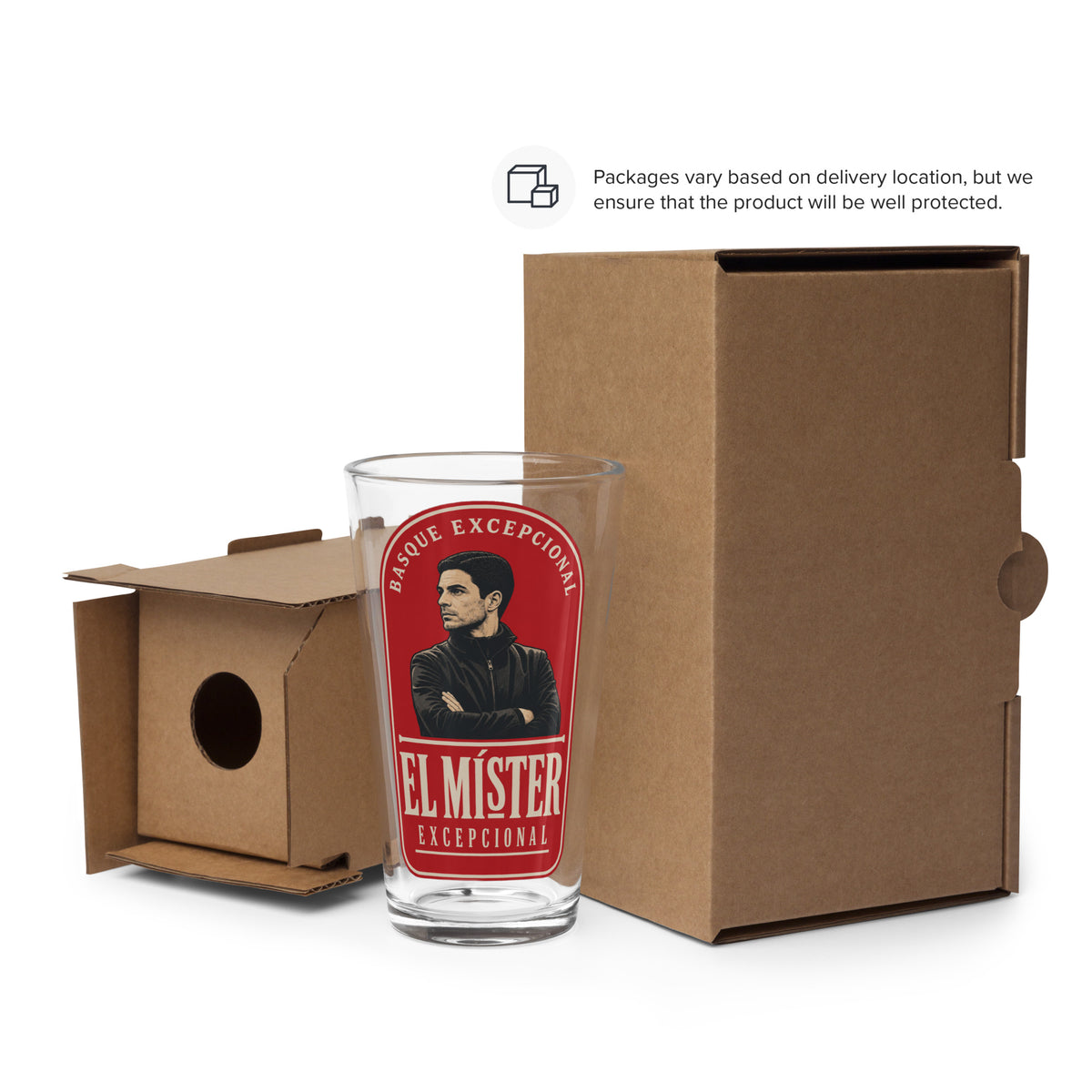 El Mister Arteta Pint Glass