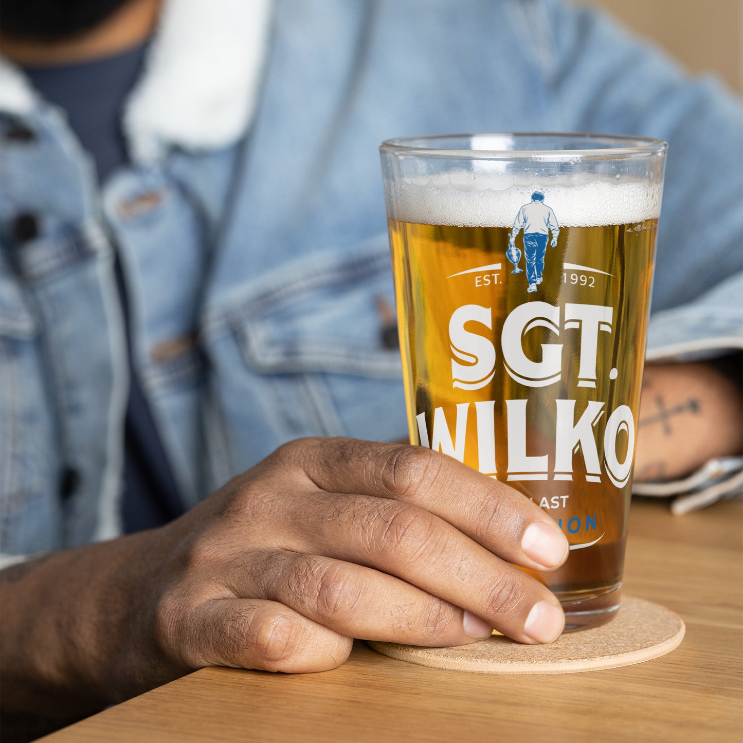 Sgt. Wilko Pint Glass