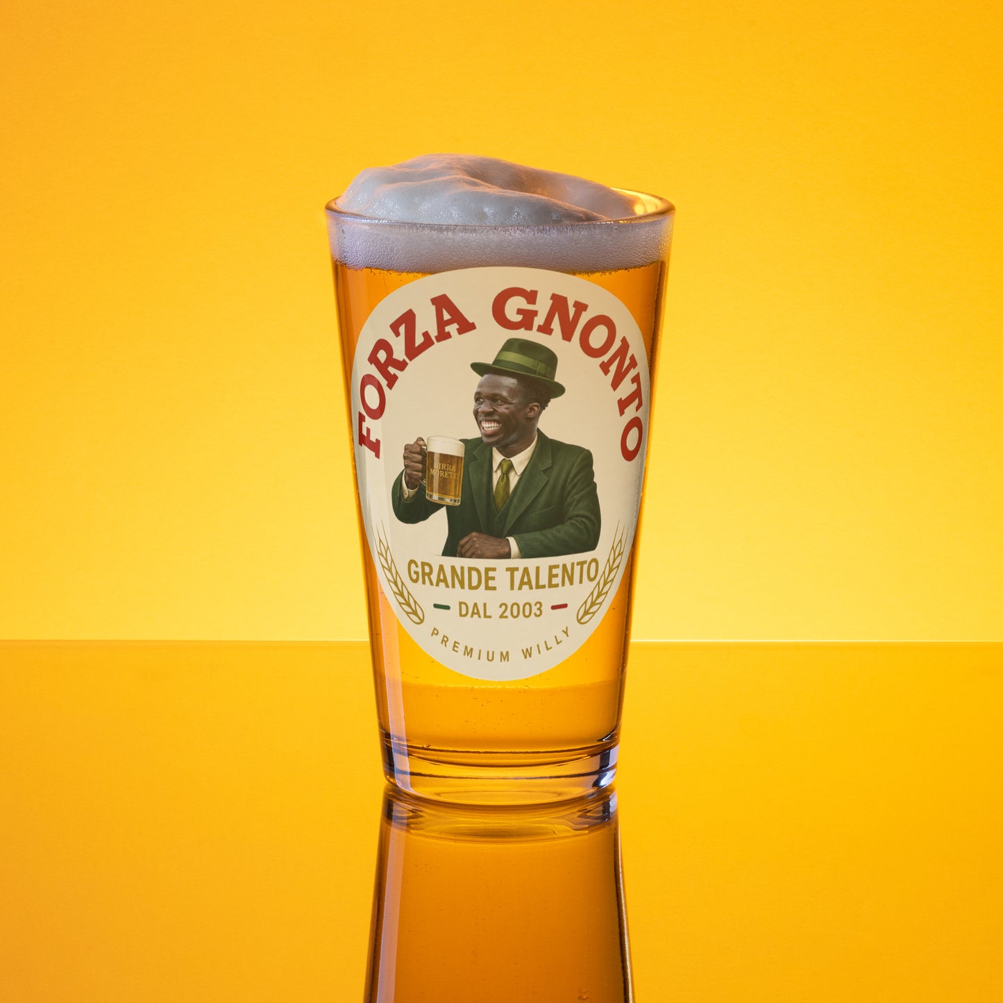 Forza Gnonto Pint Glass