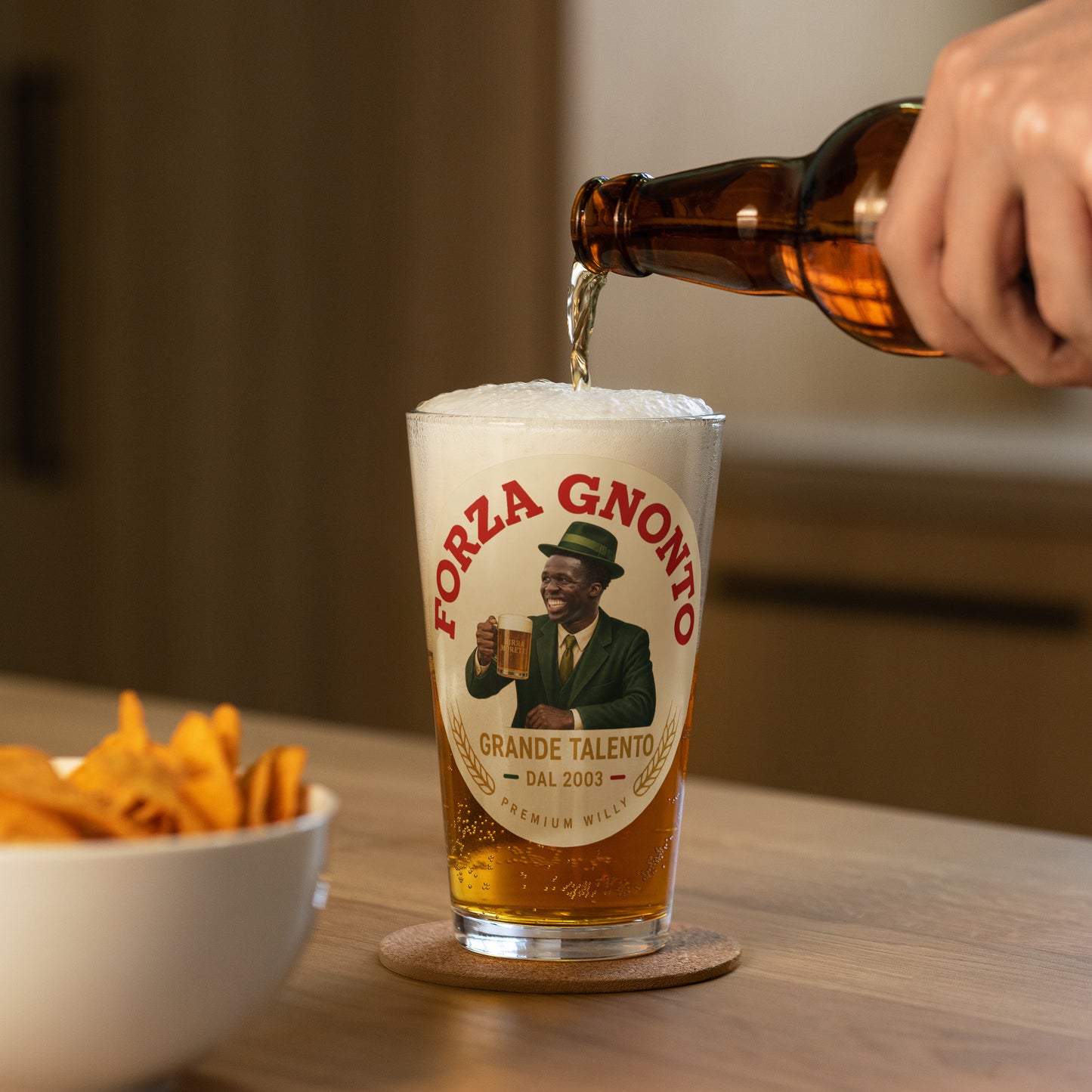 Forza Gnonto Pint Glass