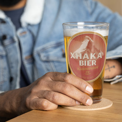 Xhaka Bier Pint Glass