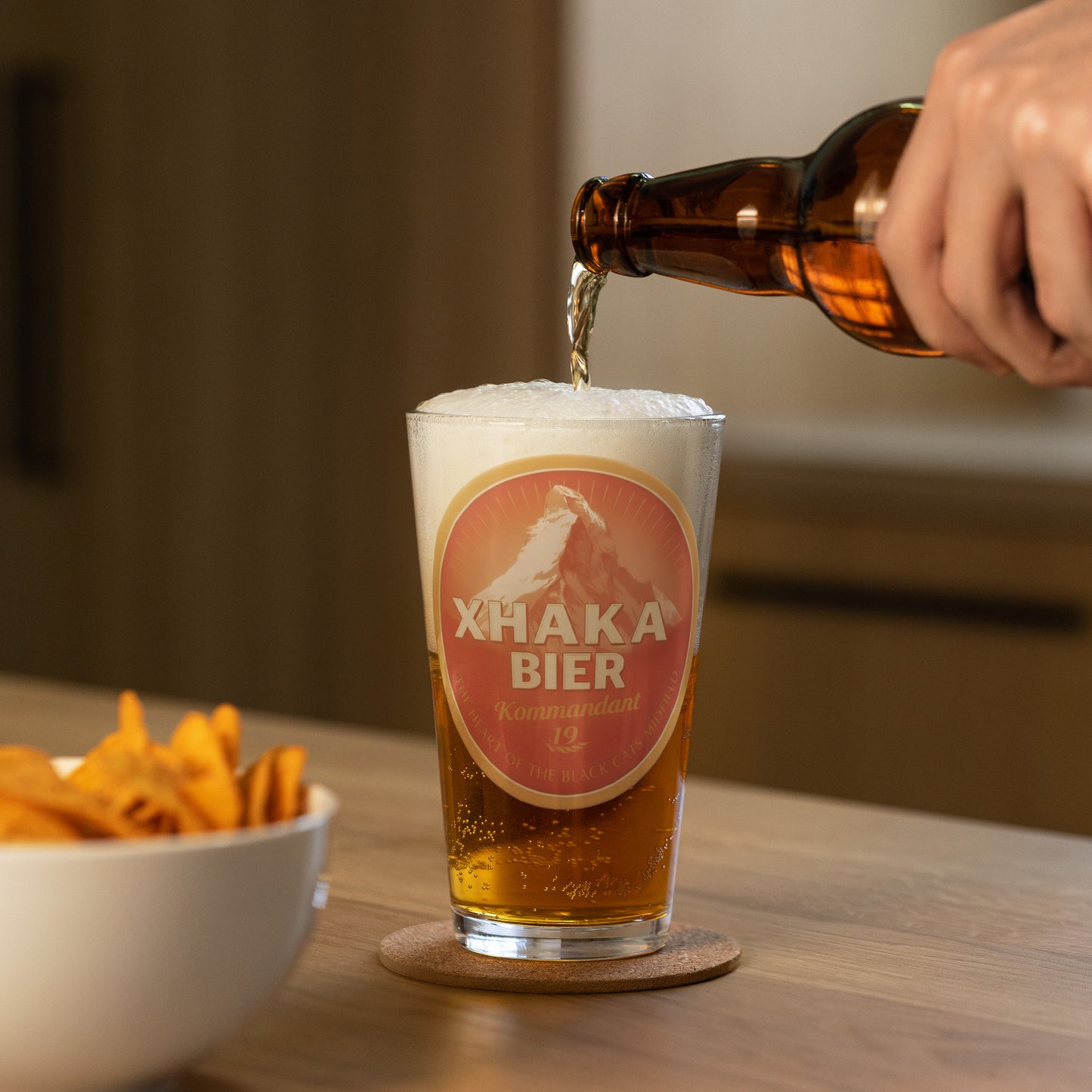 Xhaka Bier Pint Glass