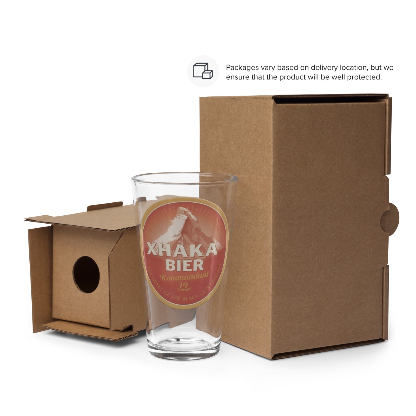 Xhaka Bier Pint Glass