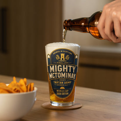 Mighty McTominay Pint Glass