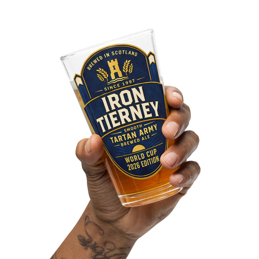 Iron Tierney Pint Glass