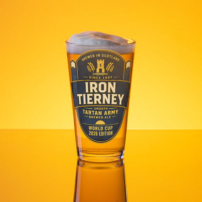 Iron Tierney Pint Glass