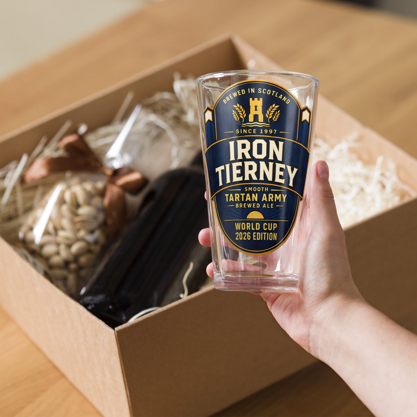 Iron Tierney Pint Glass