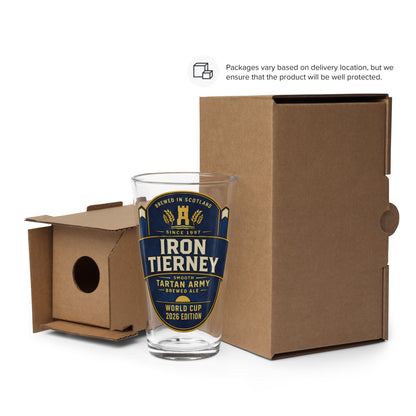 Iron Tierney Pint Glass