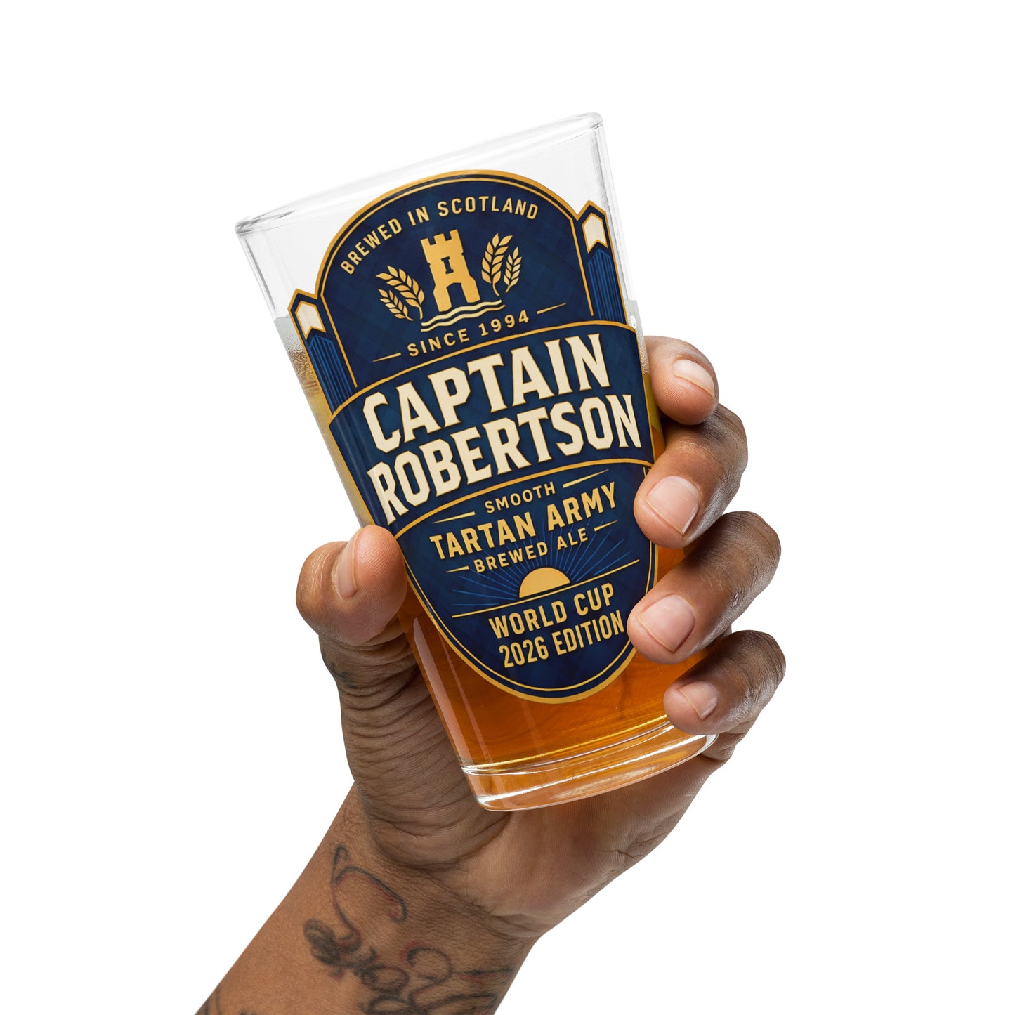 Captain Robertson Pint Glass